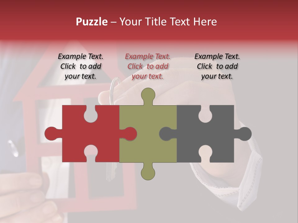 Apartment Black Payment PowerPoint Template