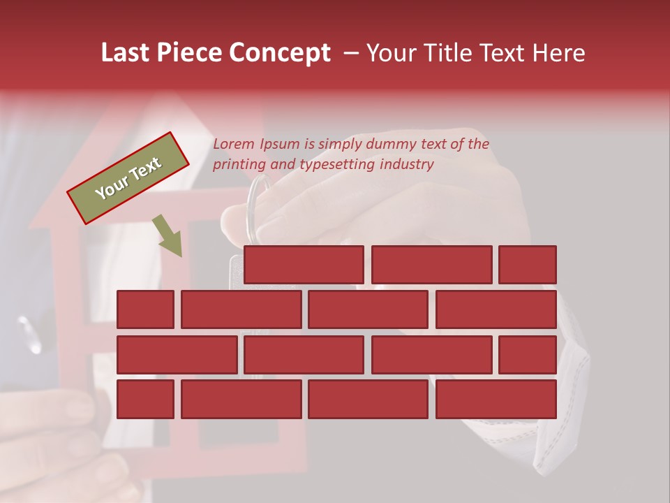 Apartment Black Payment PowerPoint Template