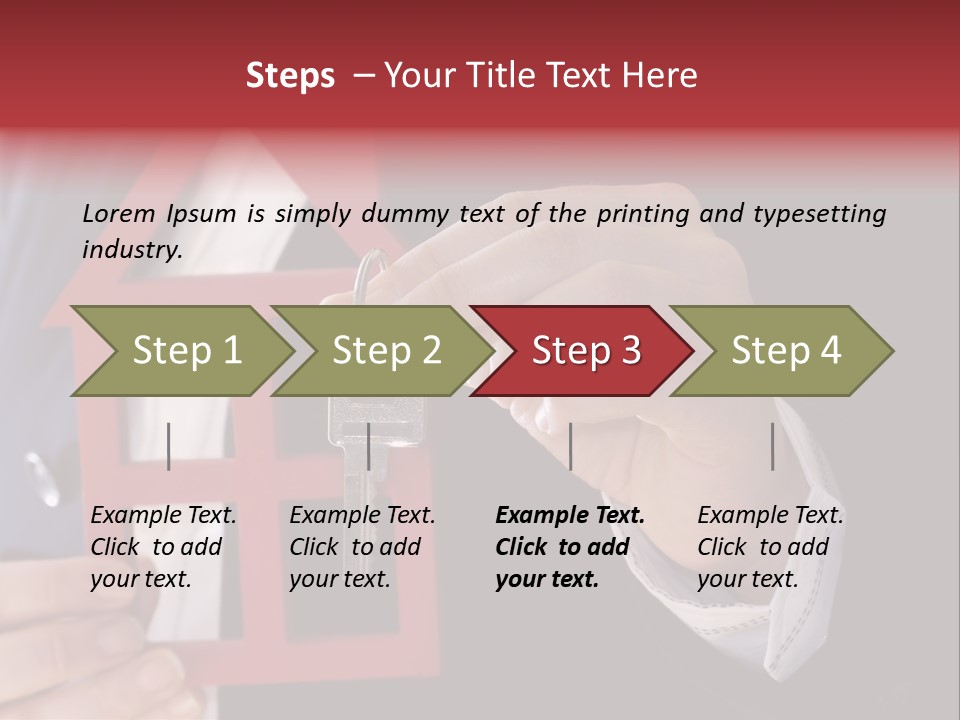 Apartment Black Payment PowerPoint Template