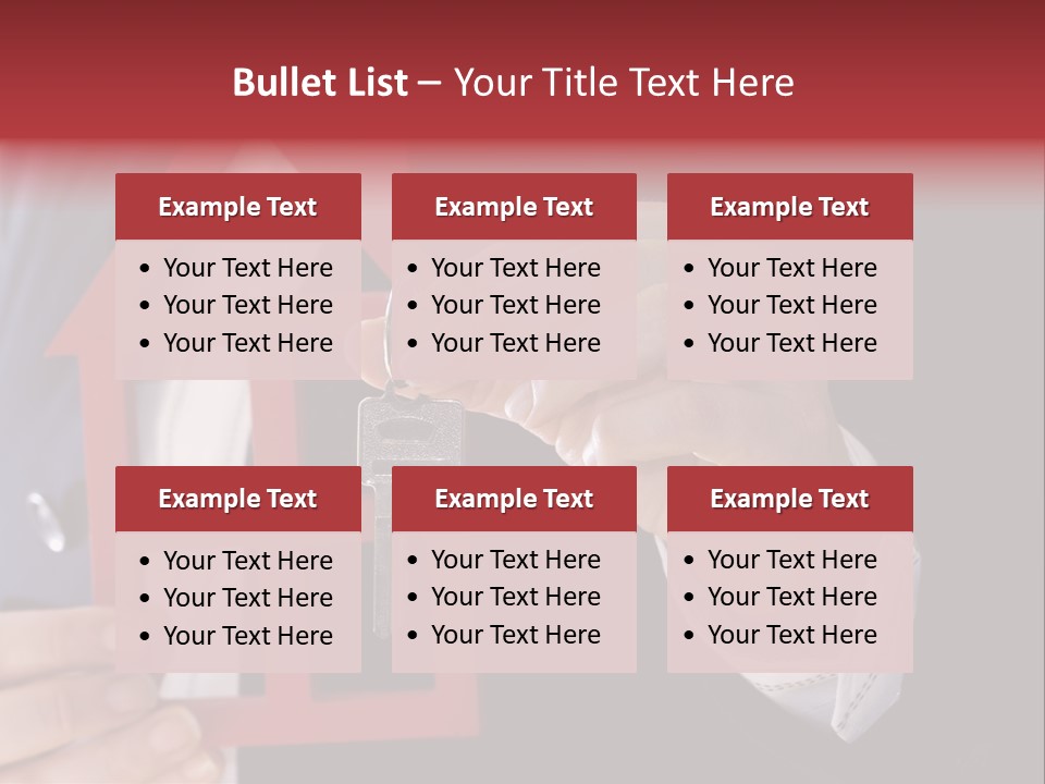Apartment Black Payment PowerPoint Template