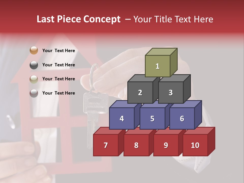 Apartment Black Payment PowerPoint Template