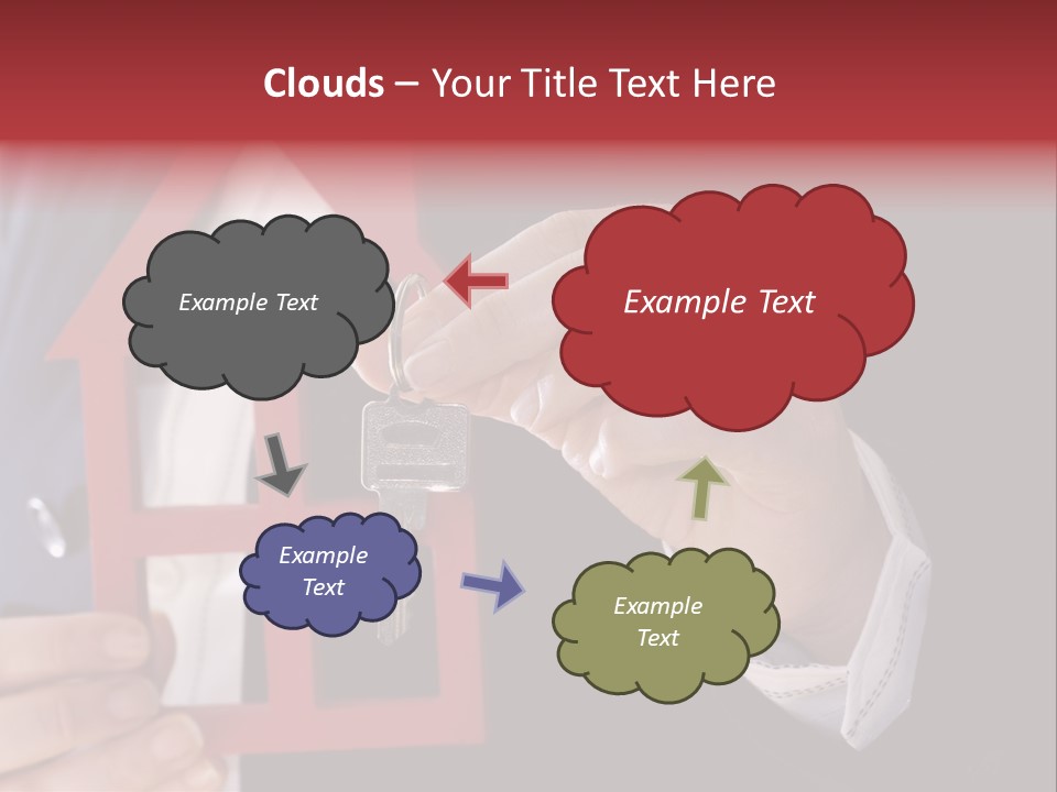 Apartment Black Payment PowerPoint Template