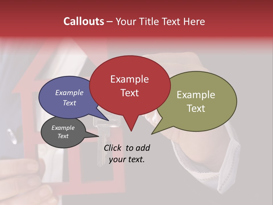 Apartment Black Payment PowerPoint Template