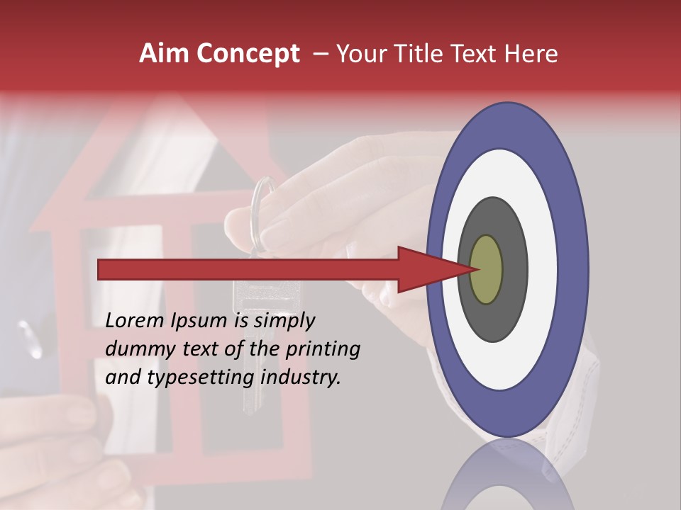 Apartment Black Payment PowerPoint Template