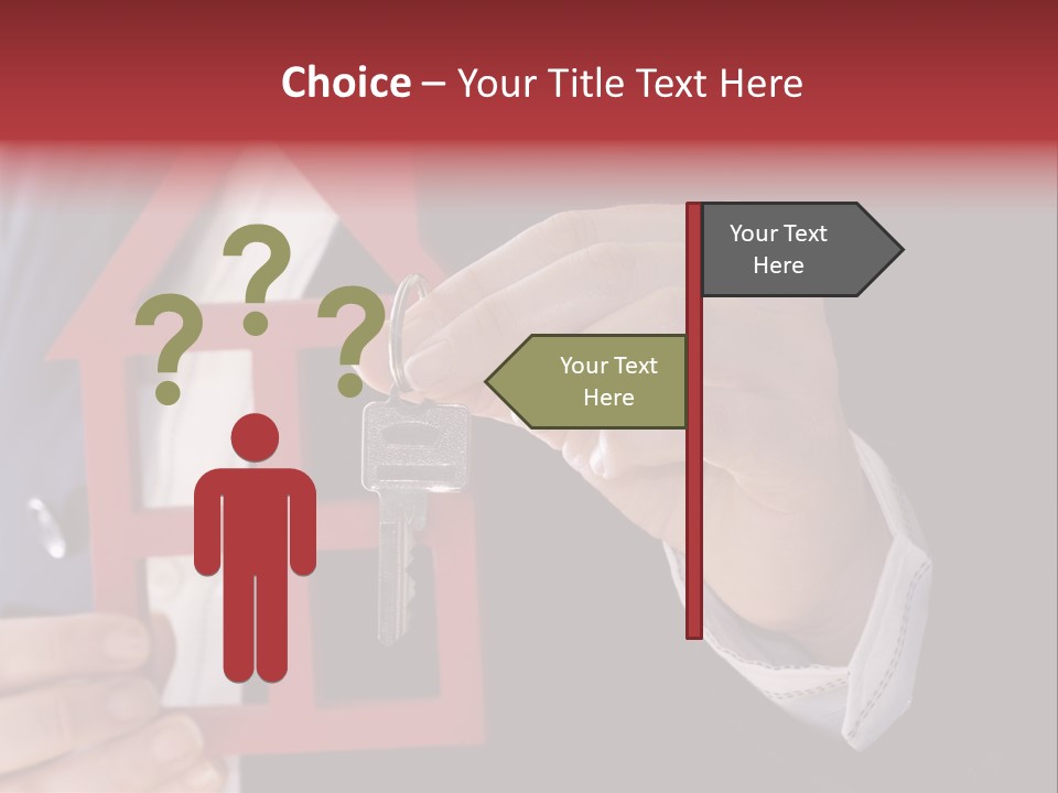 Apartment Black Payment PowerPoint Template