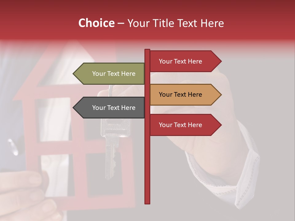 Apartment Black Payment PowerPoint Template