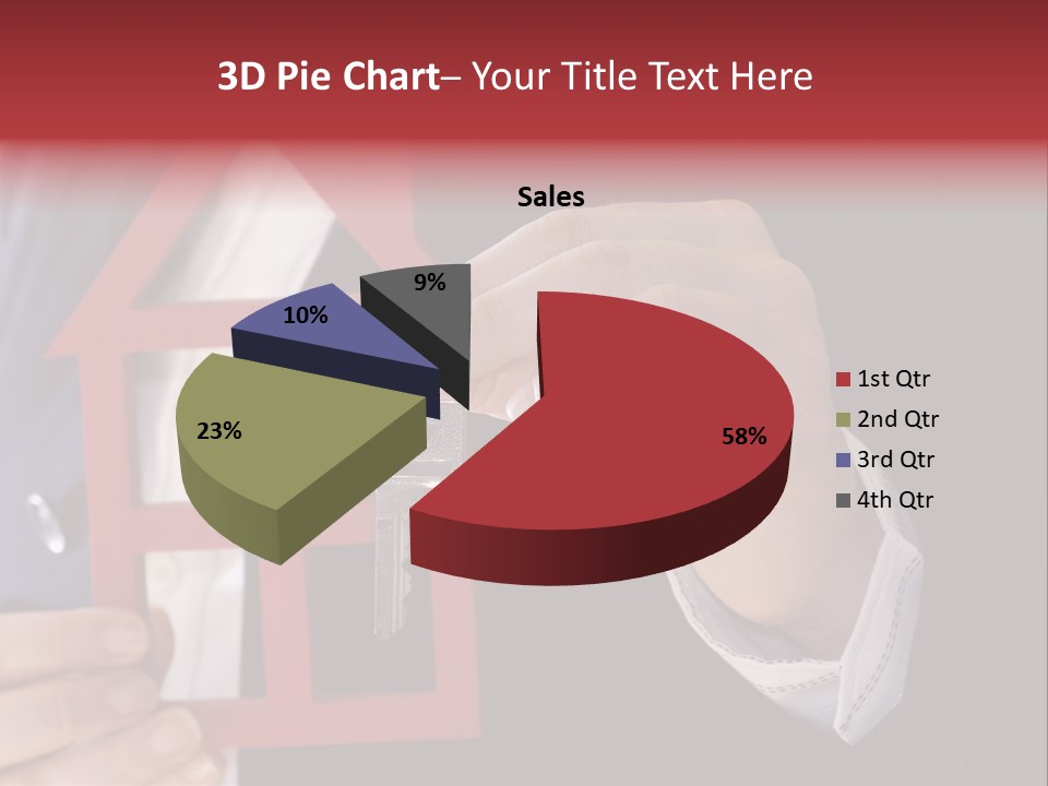 Apartment Black Payment PowerPoint Template