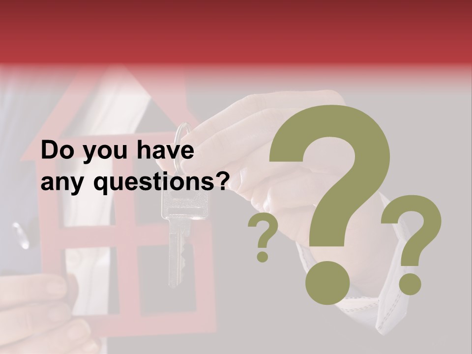 Apartment Black Payment PowerPoint Template