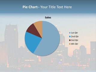 Downtown Illumination City PowerPoint Template