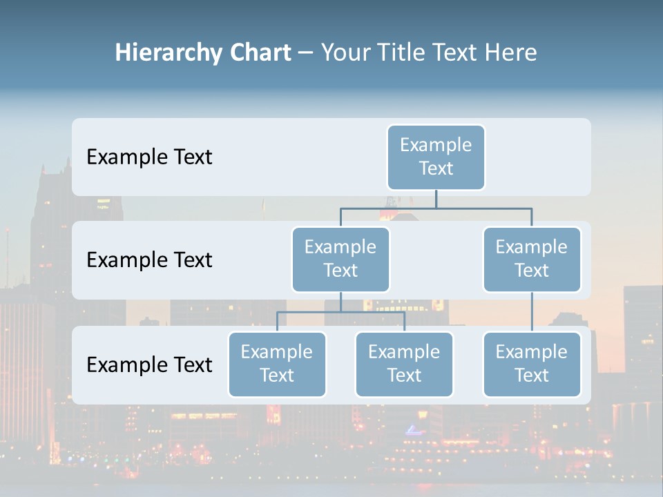 Downtown Illumination City PowerPoint Template