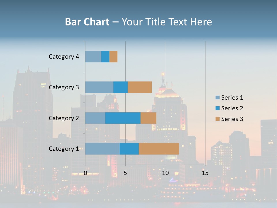 Downtown Illumination City PowerPoint Template