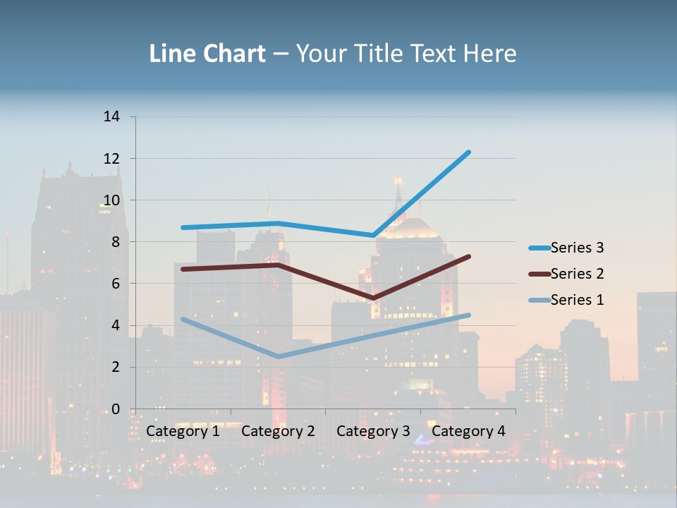 Downtown Illumination City PowerPoint Template