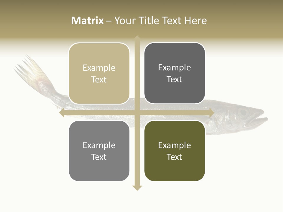 Nutritive White Hake PowerPoint Template