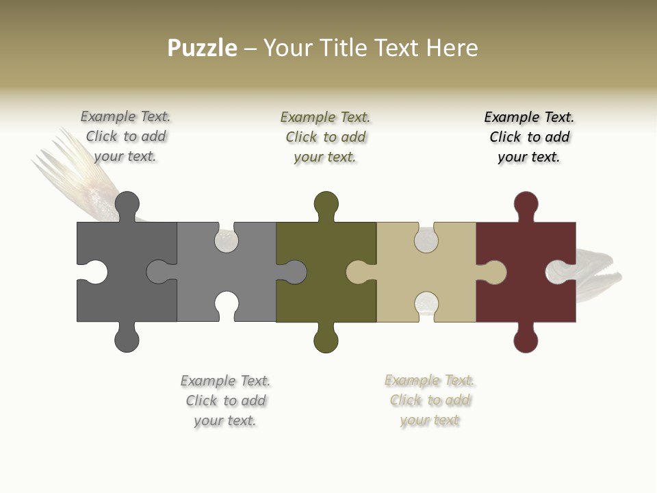 Nutritive White Hake PowerPoint Template