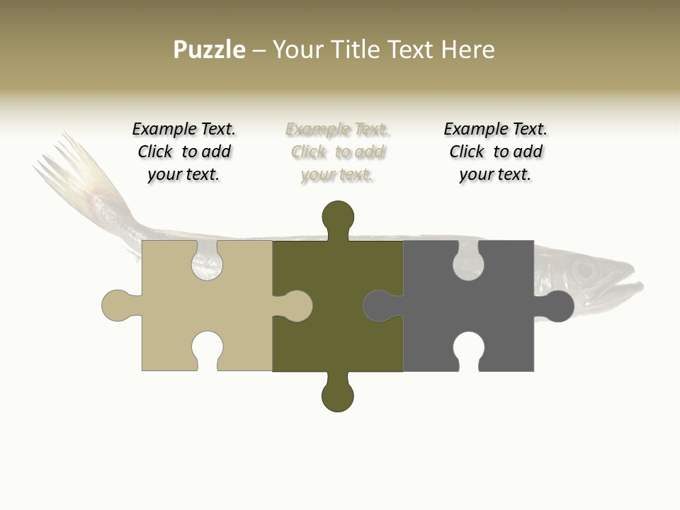 Nutritive White Hake PowerPoint Template