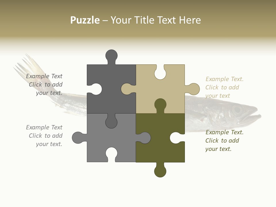 Nutritive White Hake PowerPoint Template