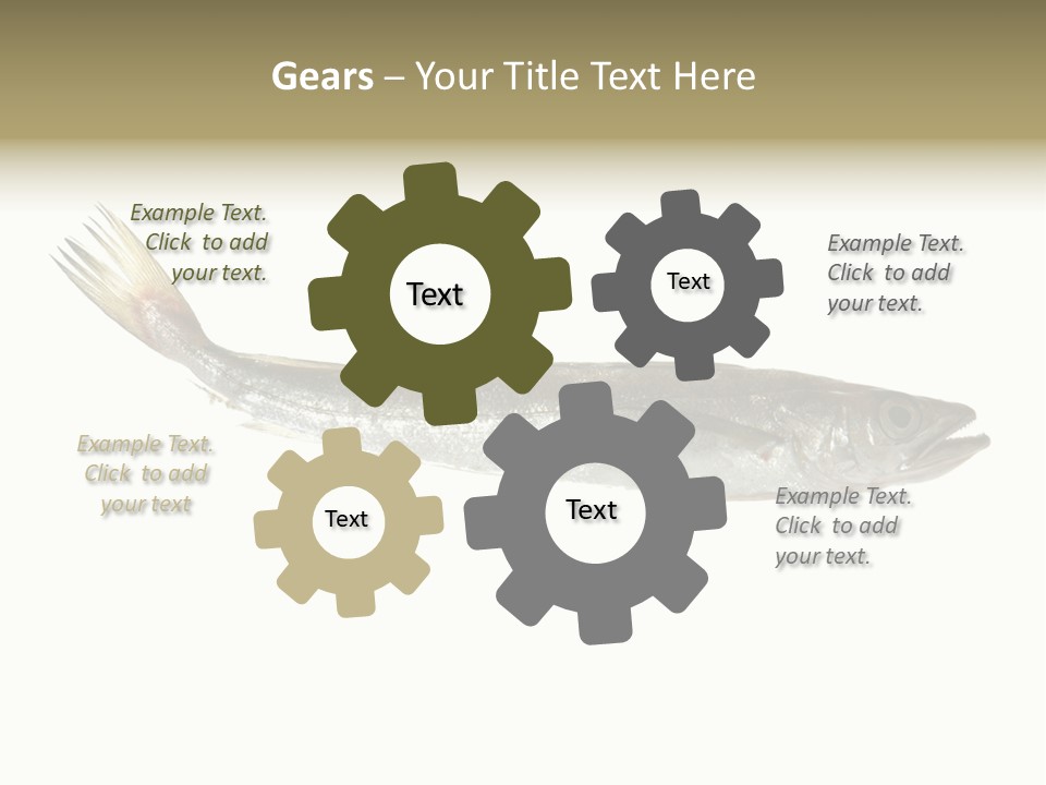 Nutritive White Hake PowerPoint Template