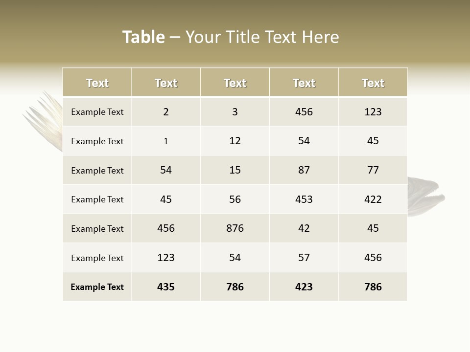 Nutritive White Hake PowerPoint Template