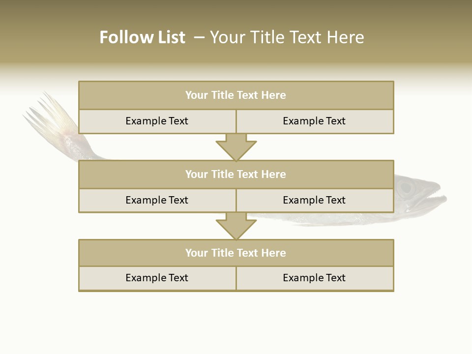 Nutritive White Hake PowerPoint Template