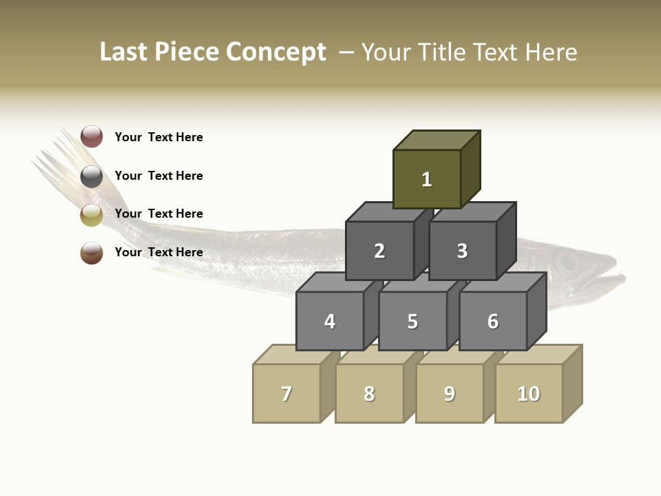 Nutritive White Hake PowerPoint Template