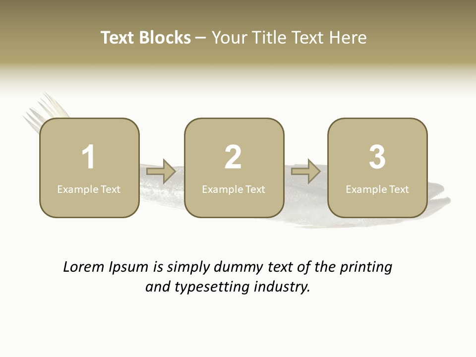 Nutritive White Hake PowerPoint Template