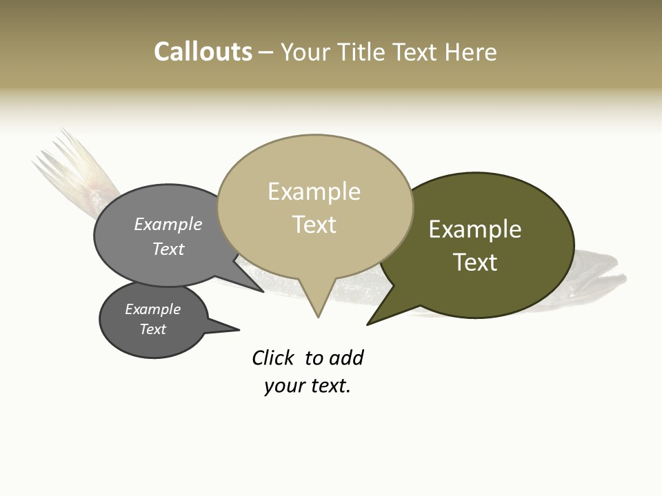 Nutritive White Hake PowerPoint Template