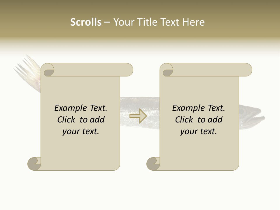 Nutritive White Hake PowerPoint Template