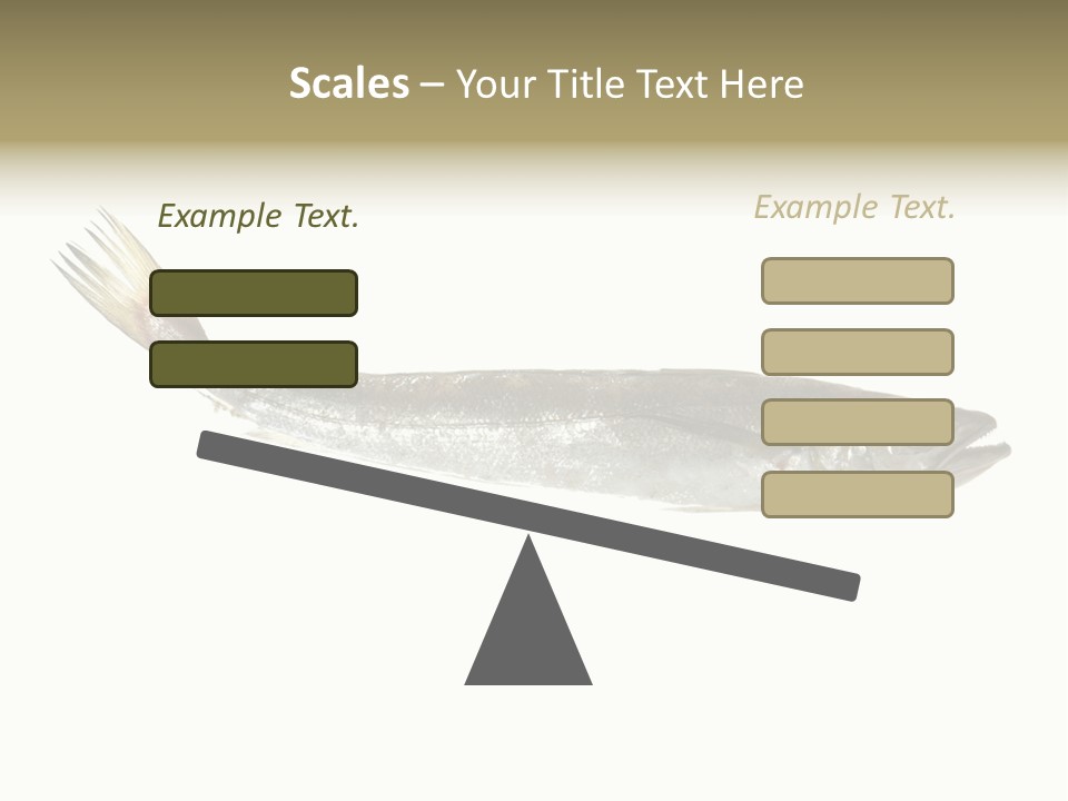 Nutritive White Hake PowerPoint Template
