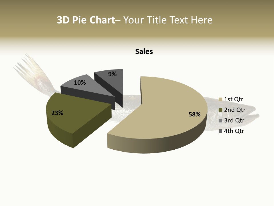 Nutritive White Hake PowerPoint Template