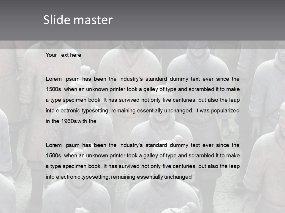 Generals Art Brown PowerPoint Template