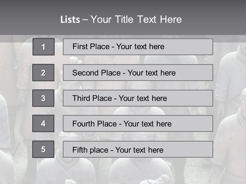 Generals Art Brown PowerPoint Template