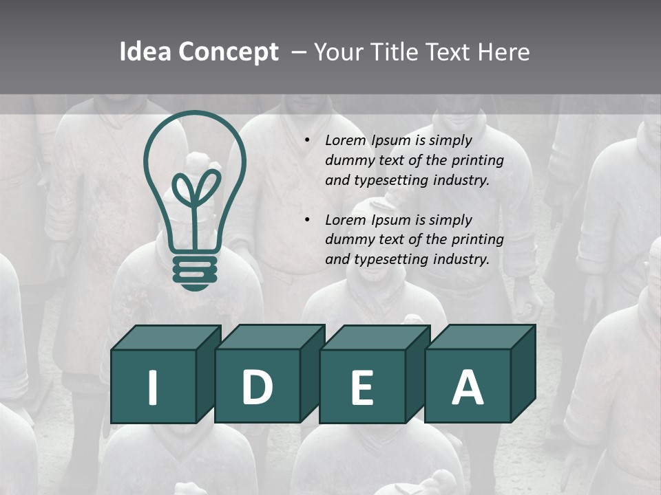 Generals Art Brown PowerPoint Template