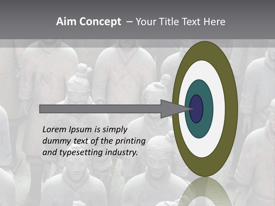 Generals Art Brown PowerPoint Template