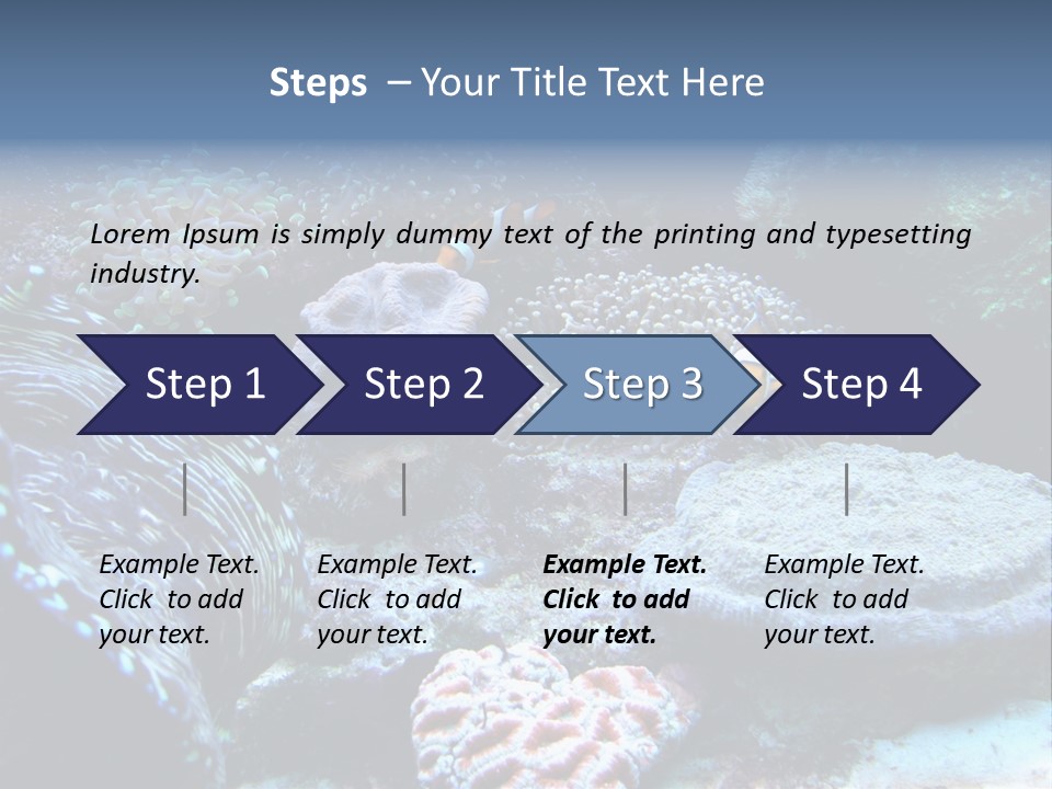 Rock Aquatic Coral PowerPoint Template