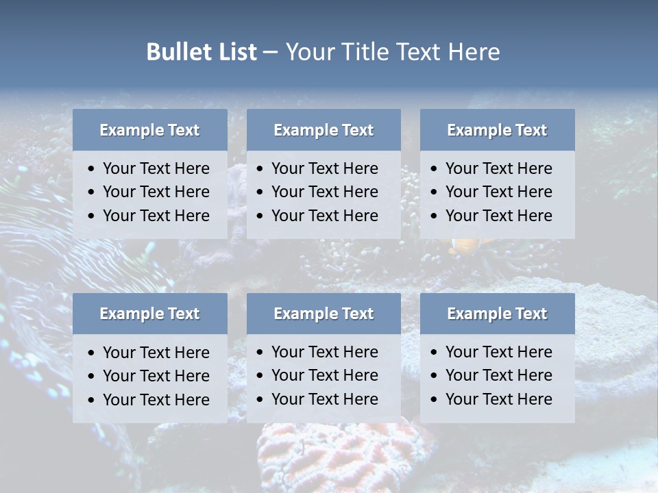 Rock Aquatic Coral PowerPoint Template