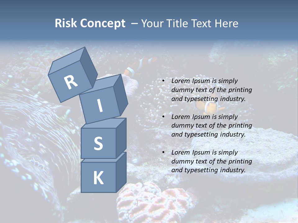 Rock Aquatic Coral PowerPoint Template