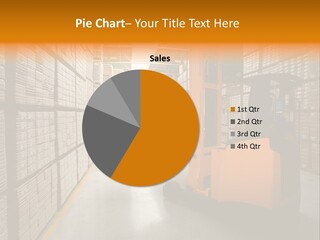 Work Forklifts Factory PowerPoint Template