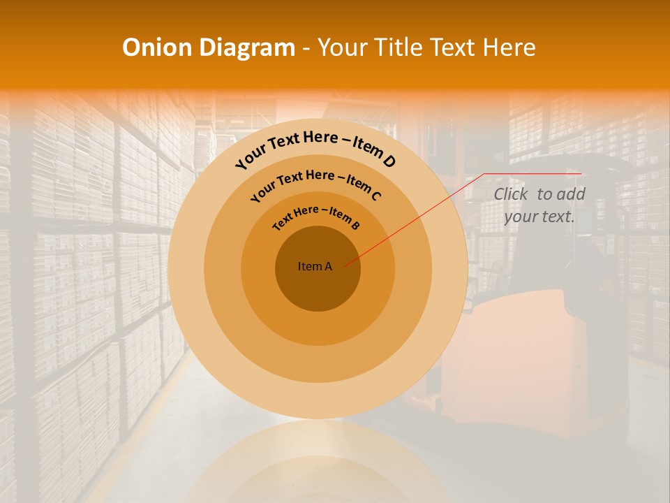 Work Forklifts Factory PowerPoint Template