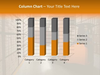 Work Forklifts Factory PowerPoint Template