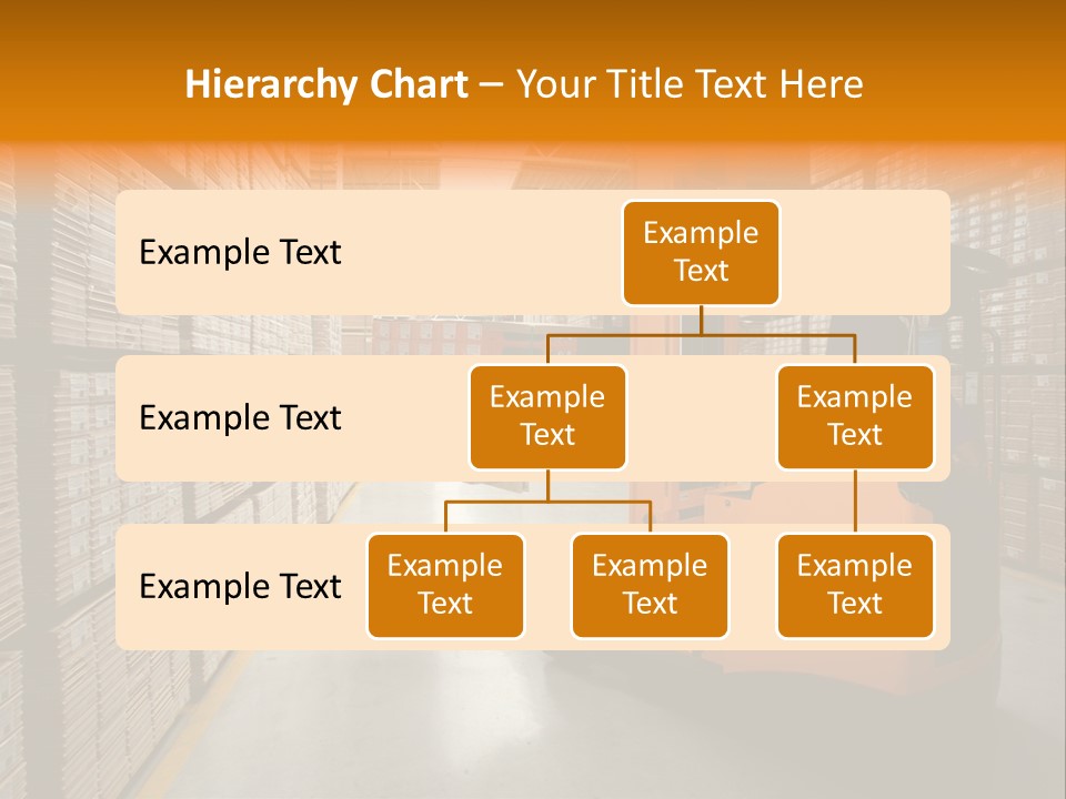 Work Forklifts Factory PowerPoint Template