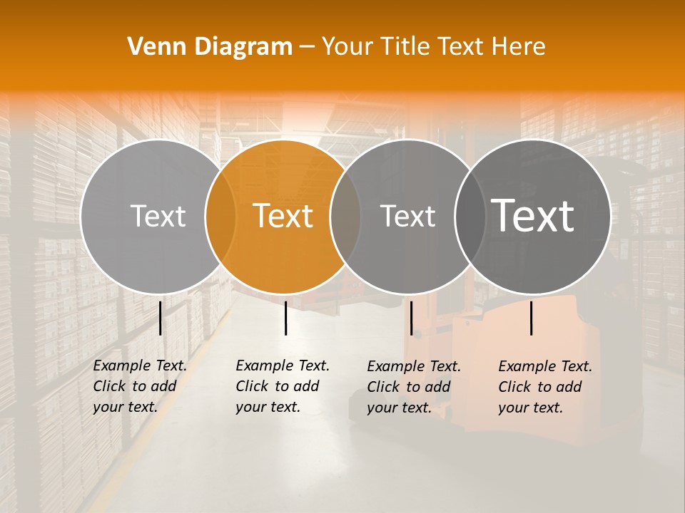 Work Forklifts Factory PowerPoint Template