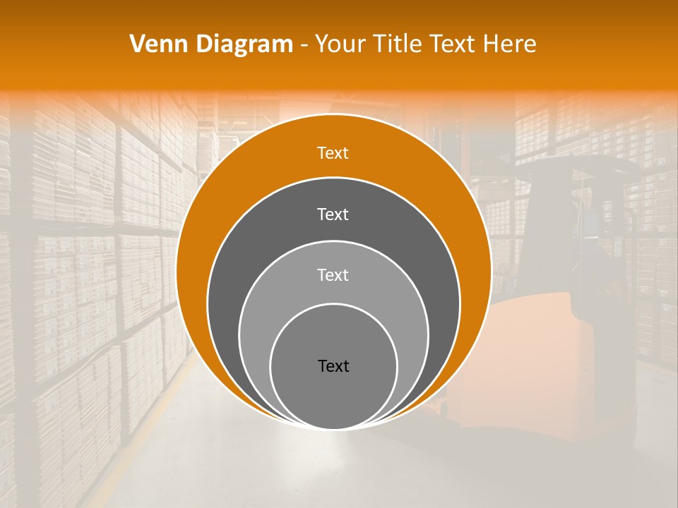 Work Forklifts Factory PowerPoint Template