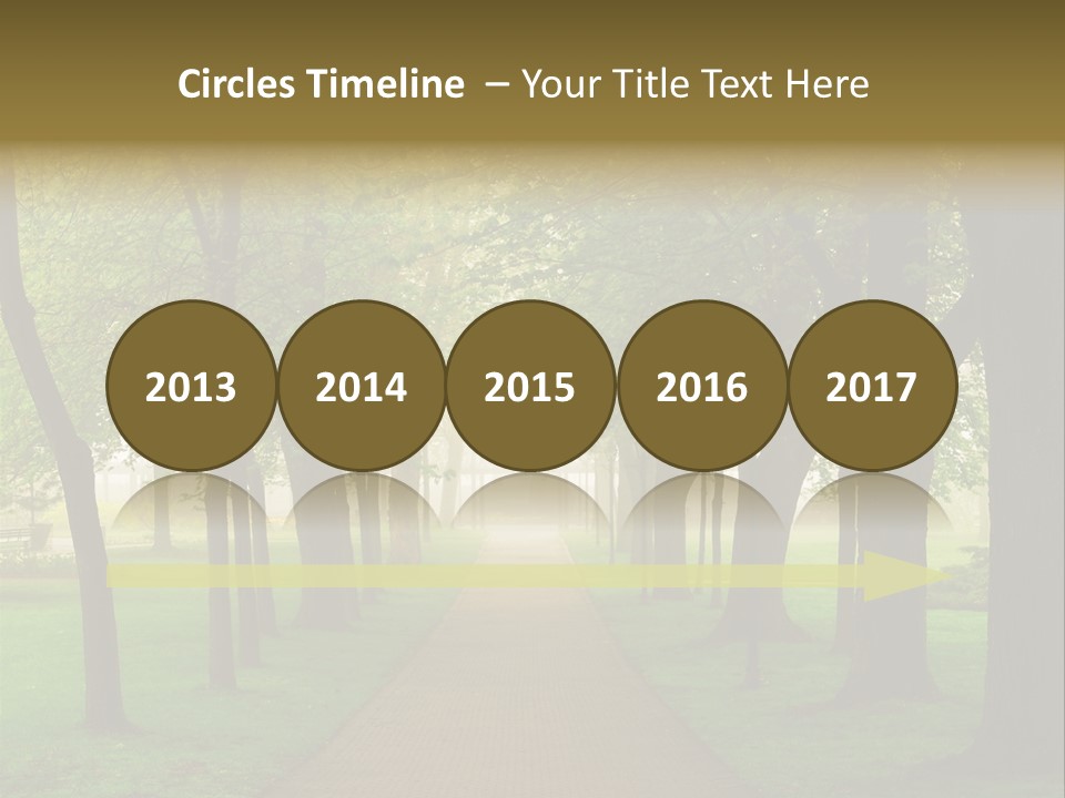 Journey Forest Landscape PowerPoint Template