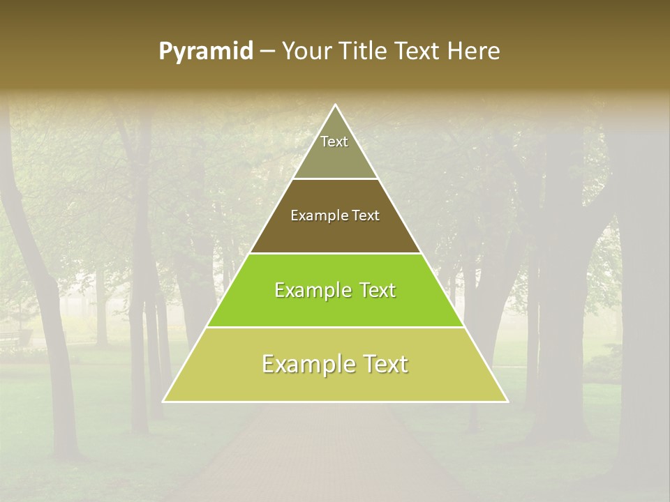 Journey Forest Landscape PowerPoint Template