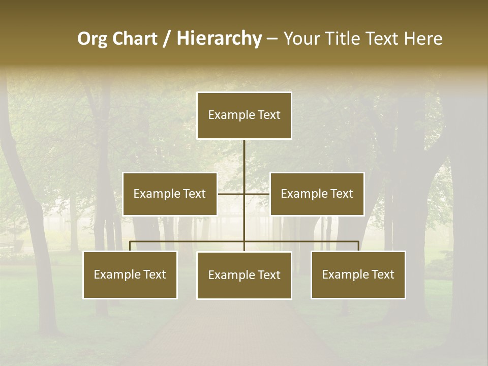 Journey Forest Landscape PowerPoint Template