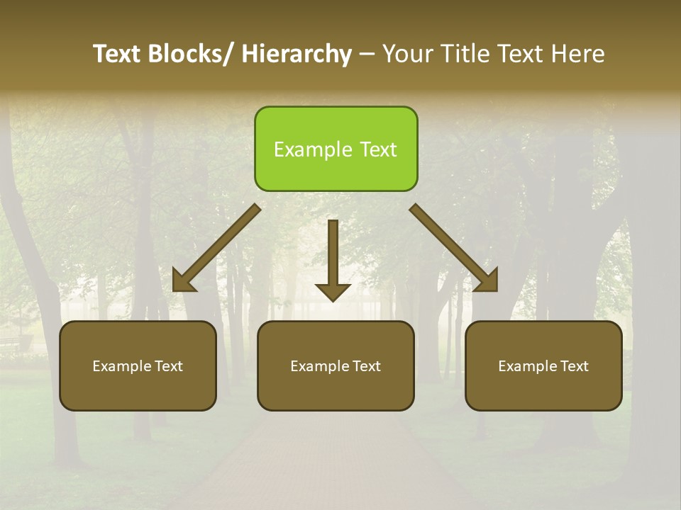 Journey Forest Landscape PowerPoint Template