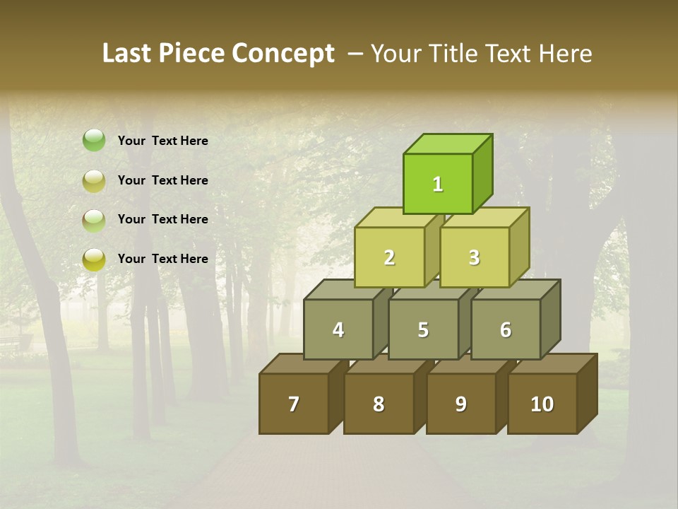 Journey Forest Landscape PowerPoint Template
