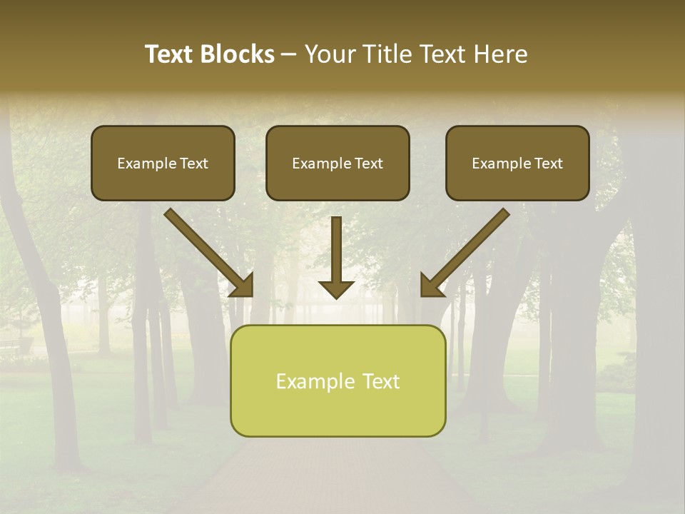 Journey Forest Landscape PowerPoint Template