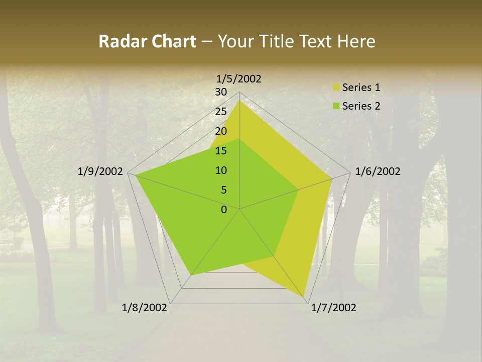 Journey Forest Landscape PowerPoint Template