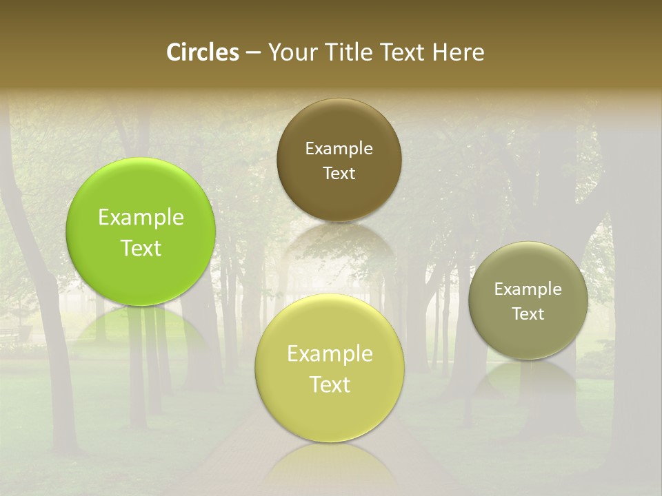 Journey Forest Landscape PowerPoint Template